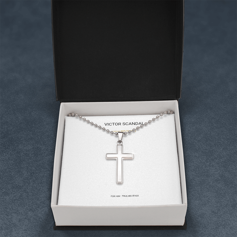 True Believer Cross Necklace — For Him