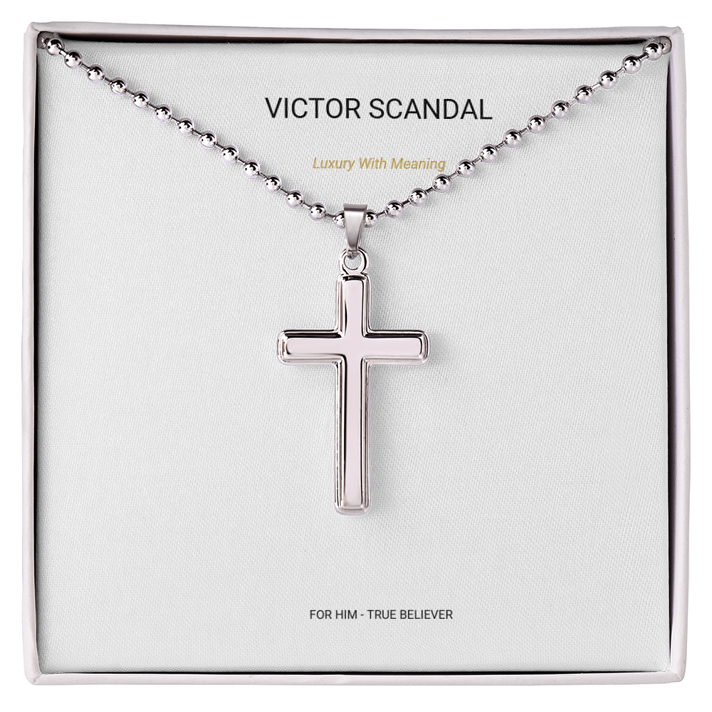 True Believer Cross Necklace — For Him
