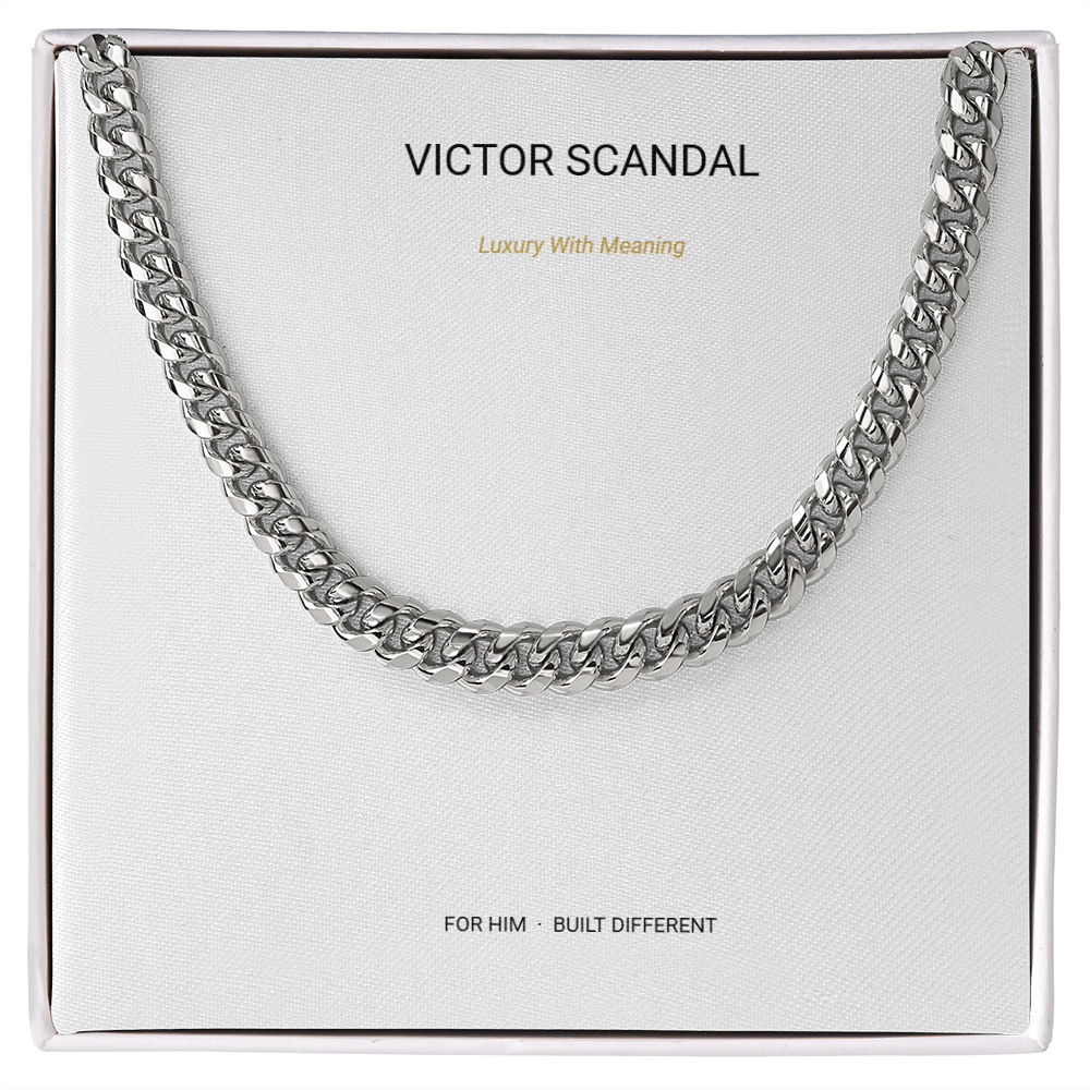 Built Different Cuban Link Chain — To My Son