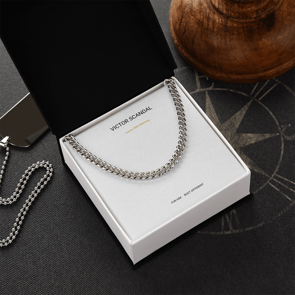 Built Different Cuban Link Chain — To My Son