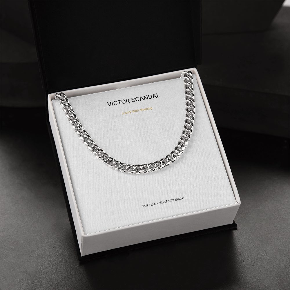 Built Different Cuban Link Chain — To My Son